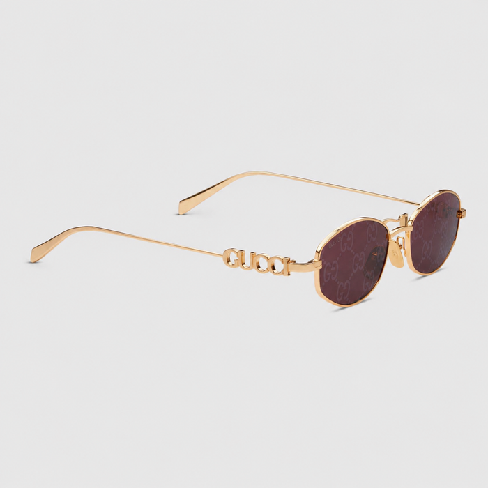 Lunettes de soleil ovales - Rose