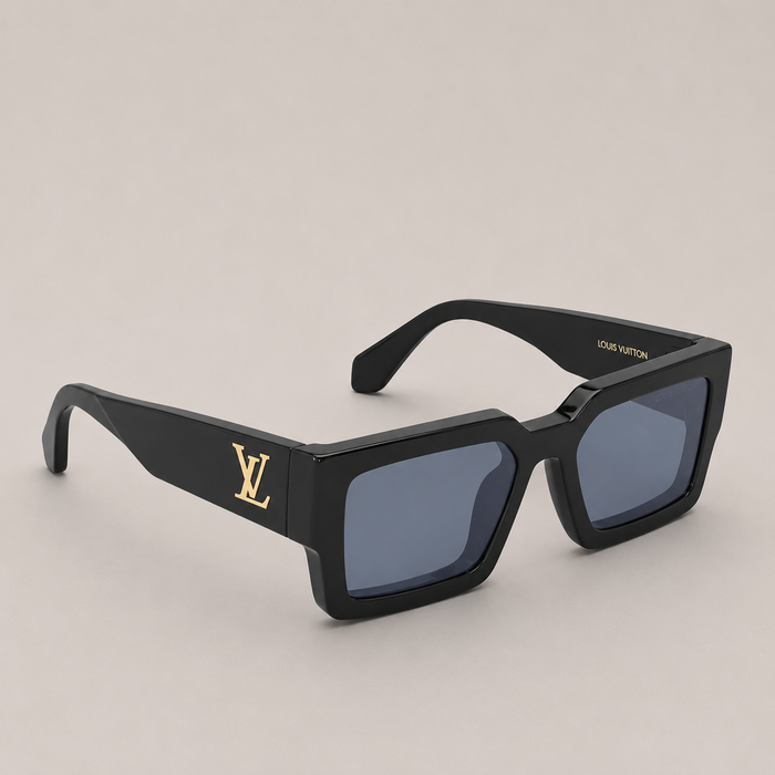 Lunettes de soleil carrées LV Clash - Or