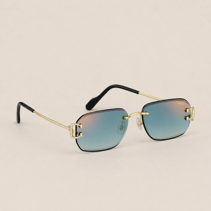 Lunettes solaires décor classique de cartier - Bleu
