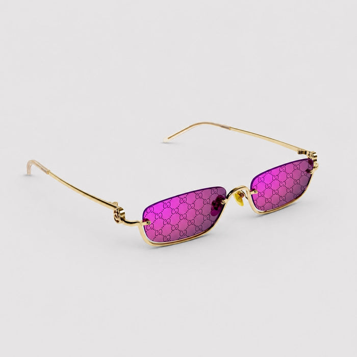 Lunettes de soleil rectangulaires - Motif GG