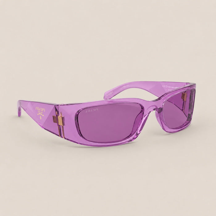 Lunettes de soleil Prada Symbole Arrondi - Violet