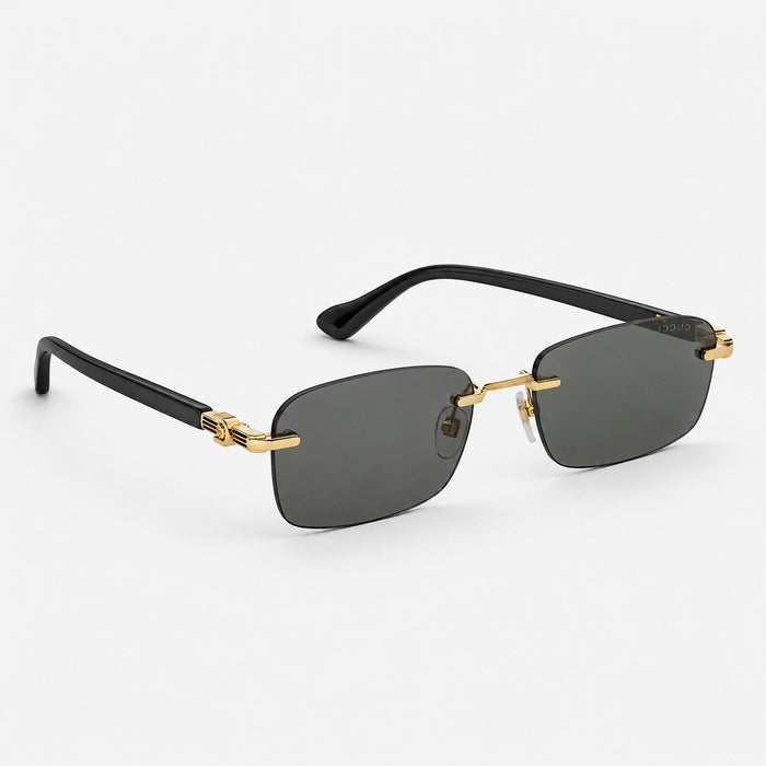 Lunettes de soleil rectangulaires - Métal