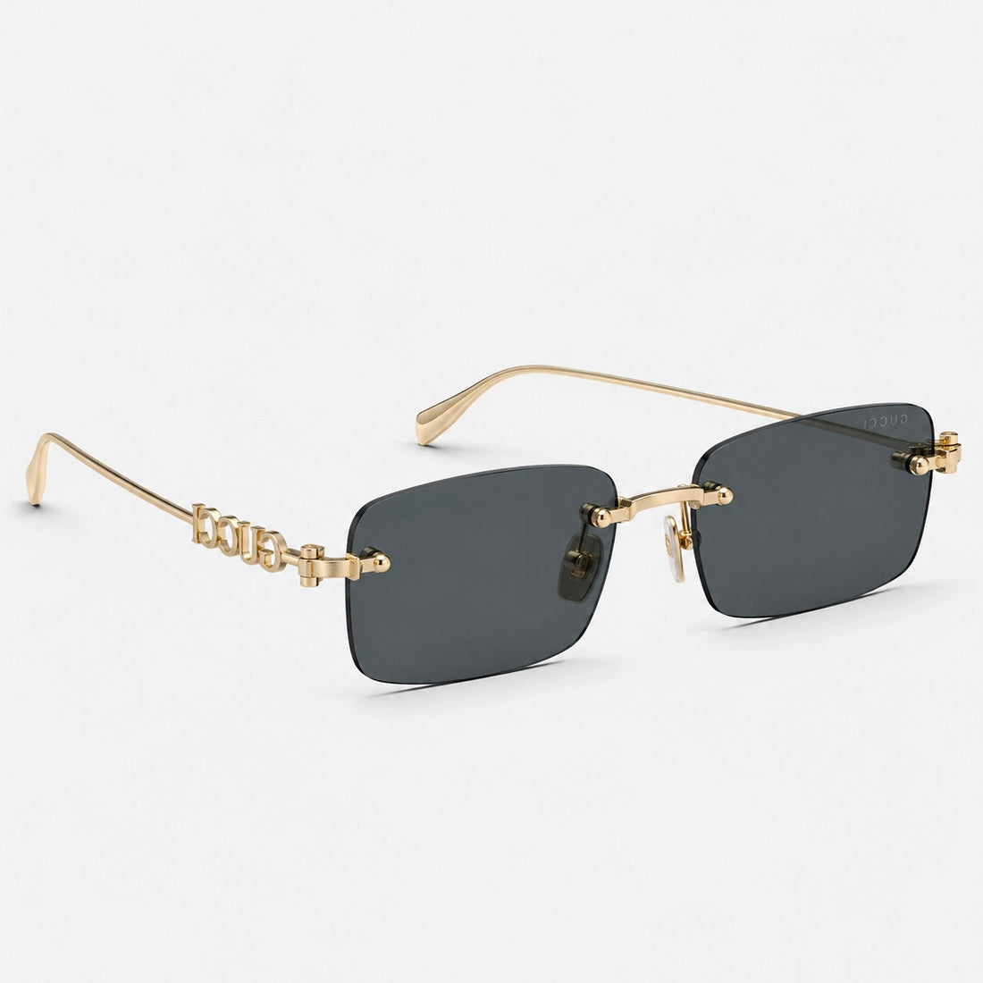 Lunettes de soleil rectangulaires - Noir