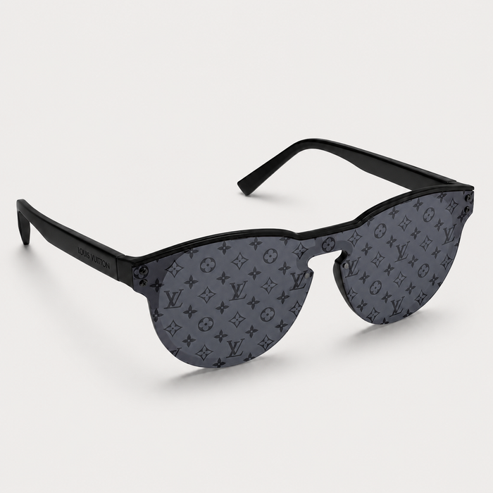 Lunettes de soleil rondes LV Waimea - Noir