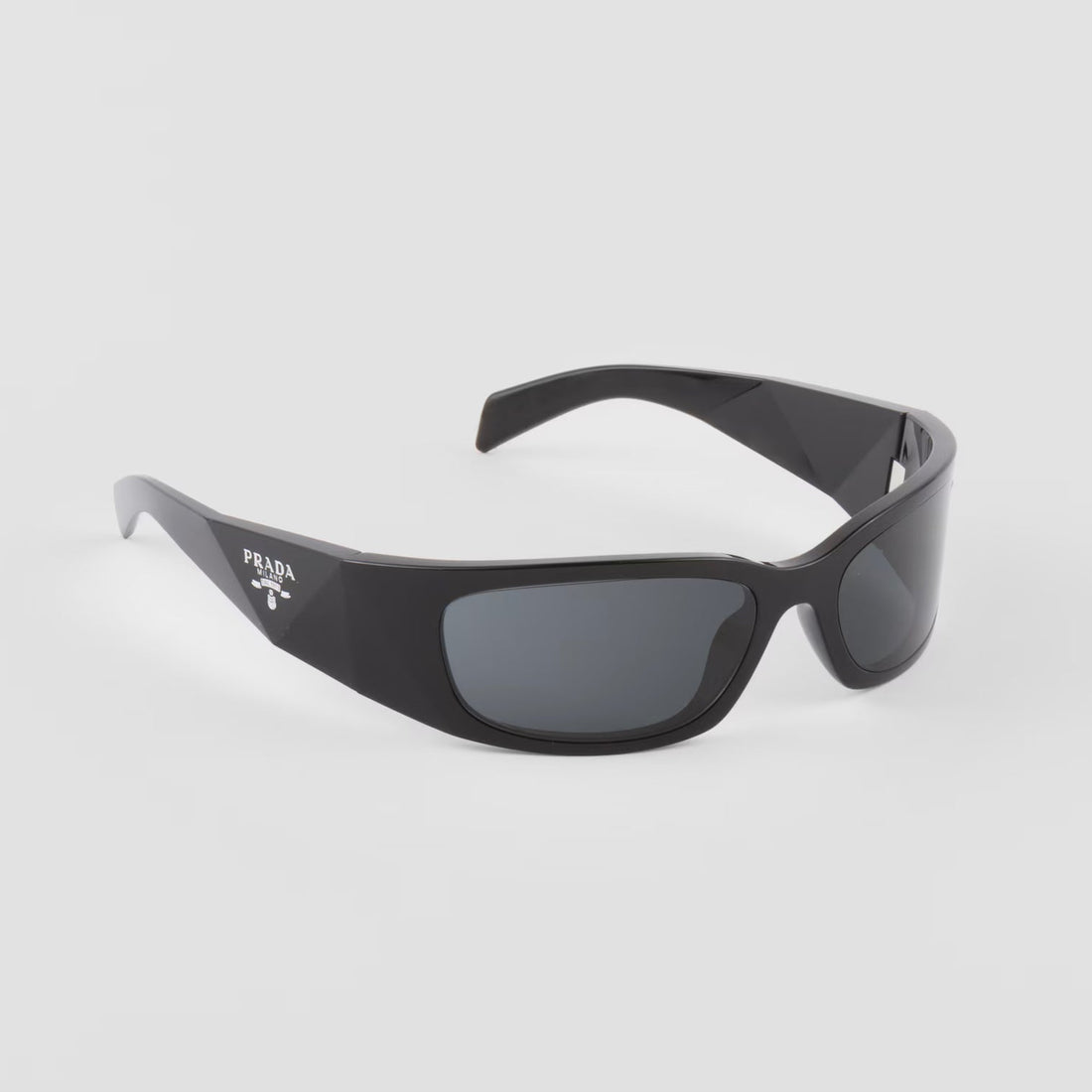 Lunettes de soleil Prada Symbole Arrondi - Noir