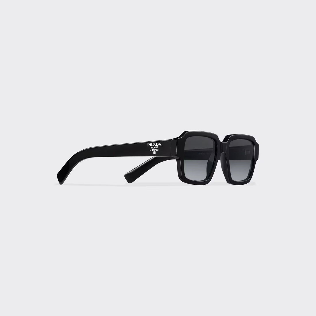 Lunettes de soleil avec logo Prada - Noir