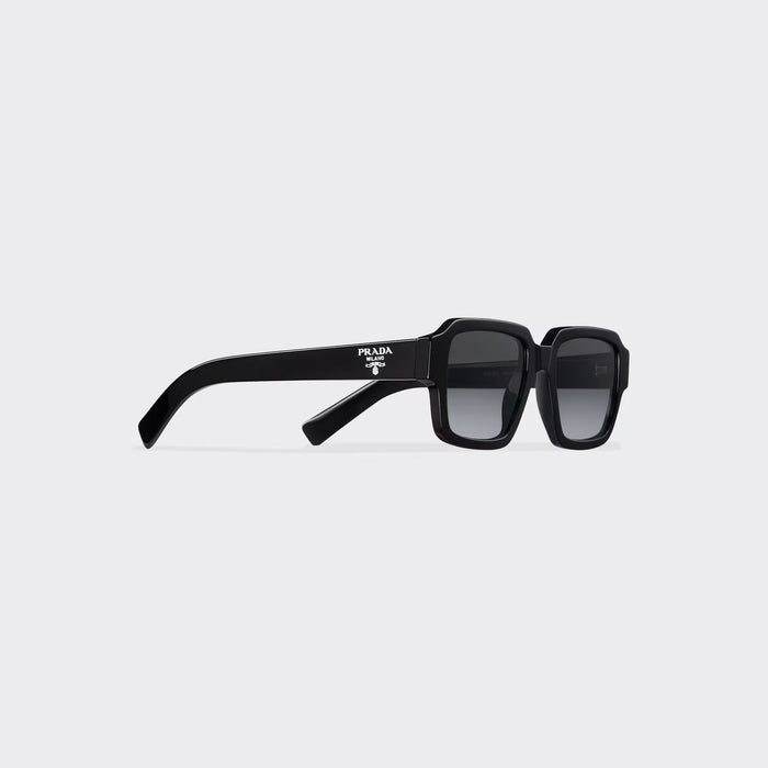 Lunettes de soleil avec logo Prada - Noir