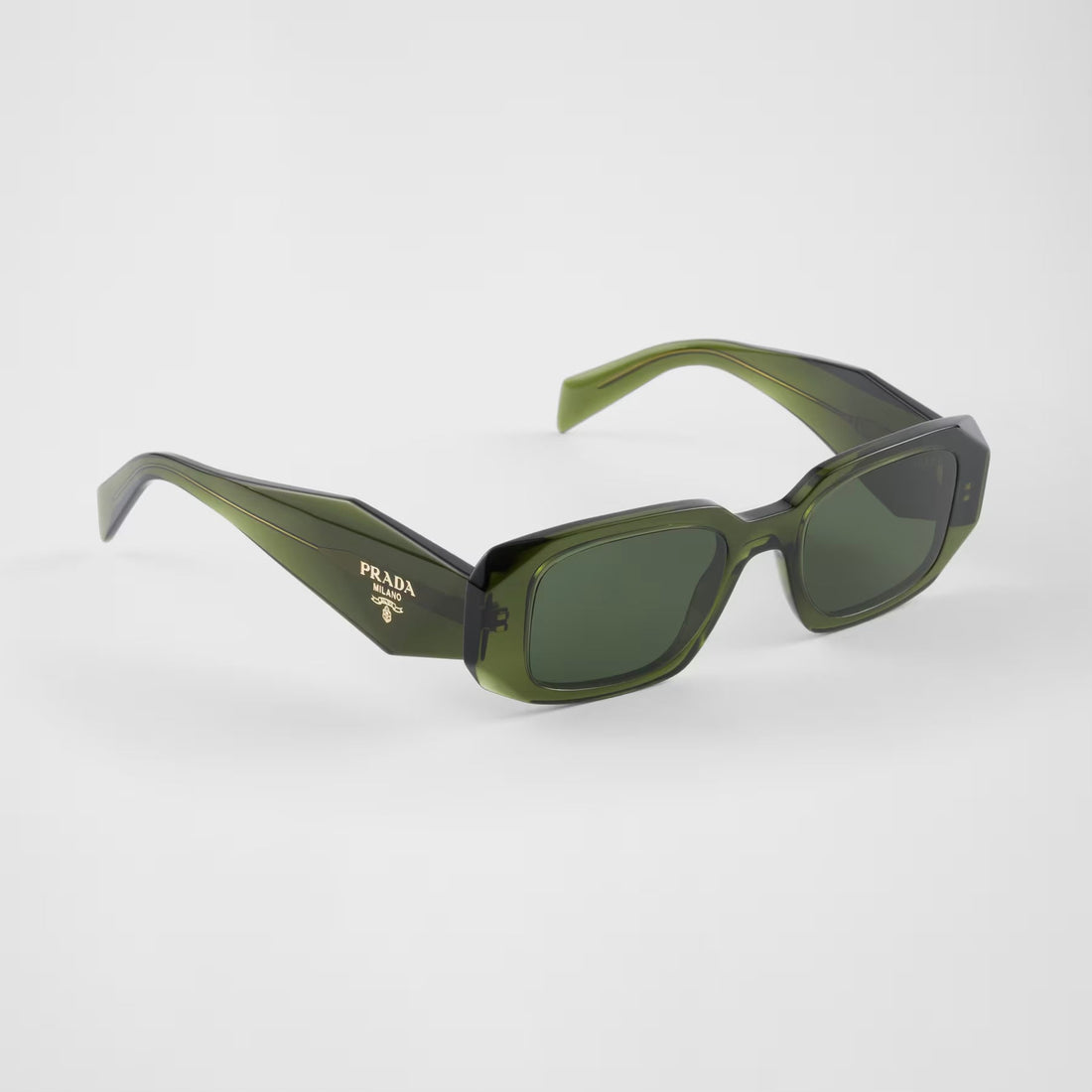 Lunettes de soleil Prada Symbole Diamant - Vert