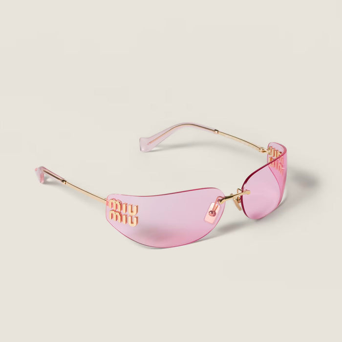 Lunettes de soleil Aube rectangle - Rose
