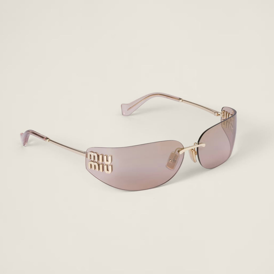Lunettes de soleil Aube rectangle - Marron