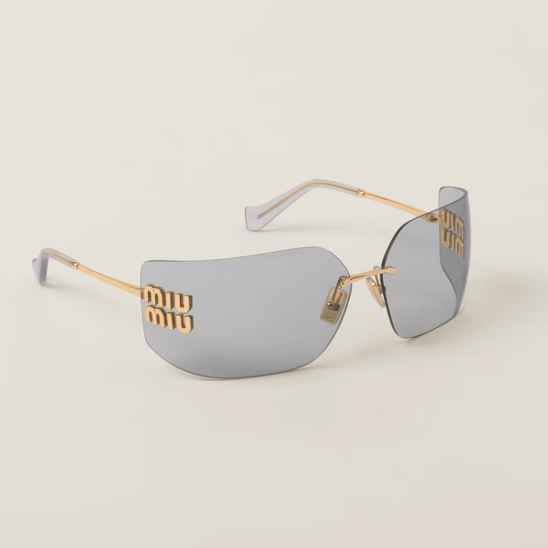 Lunettes de soleil Aube carrée - Gris
