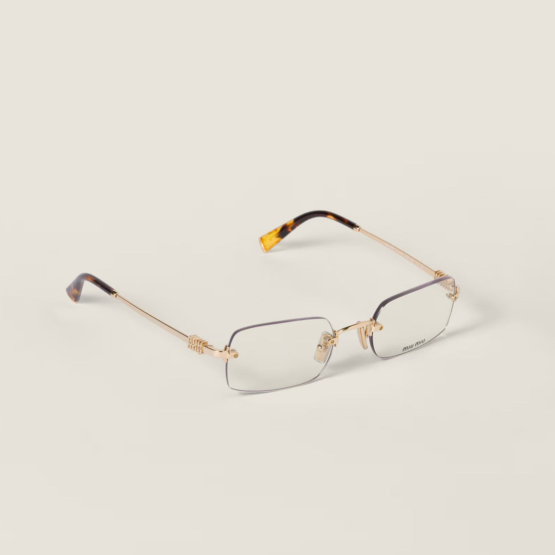 Lunettes de soleil Miu Miu Eyewear - Blanc