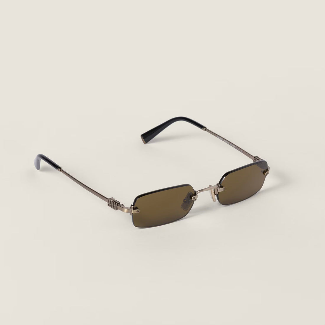 Lunettes de soleil Miu Miu Eyewear - Marron